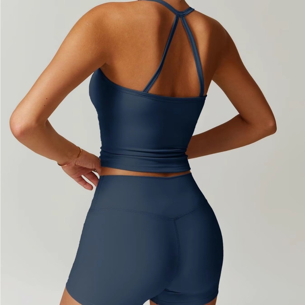 Navy workout set - Picture 3 of 6
